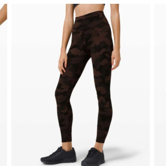 Lululemon Wunder Train High-Rise Tight 25" Brown - Picture 1 of 12